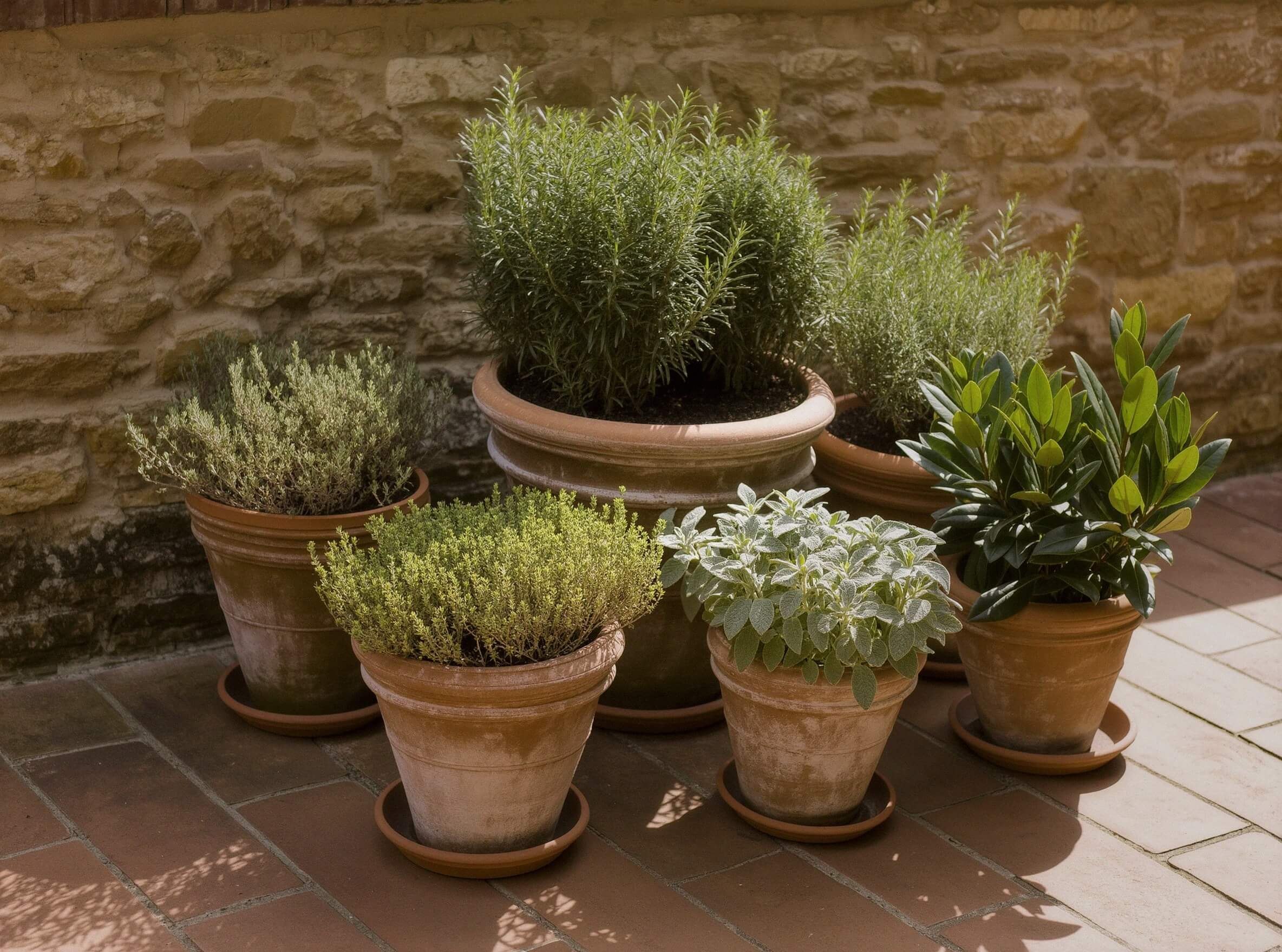 Mediterranean Herb Garden: Basil, Fennel, and More